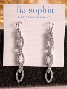 Lia Sophia "Link Up" Earrings